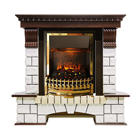 Портал Dimplex Pierre Luxe угловой/ белый (классика) фото