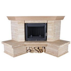 Каминная облицовка Kratki Taormina угловая (Maja, Antek) фото