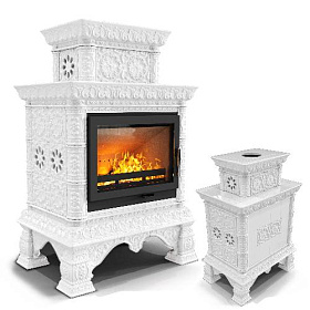 Облицовка камина КимрПечь Кострома центральный-двухъярусный для топок 600 фото